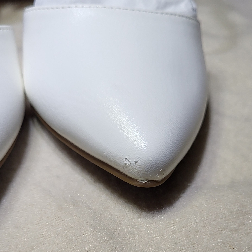 Dream Pairs Women's NWOT White Ankle Strap 2.5in Chunky Low Heel Pumps Size 8.5 - Picture 9 of 15